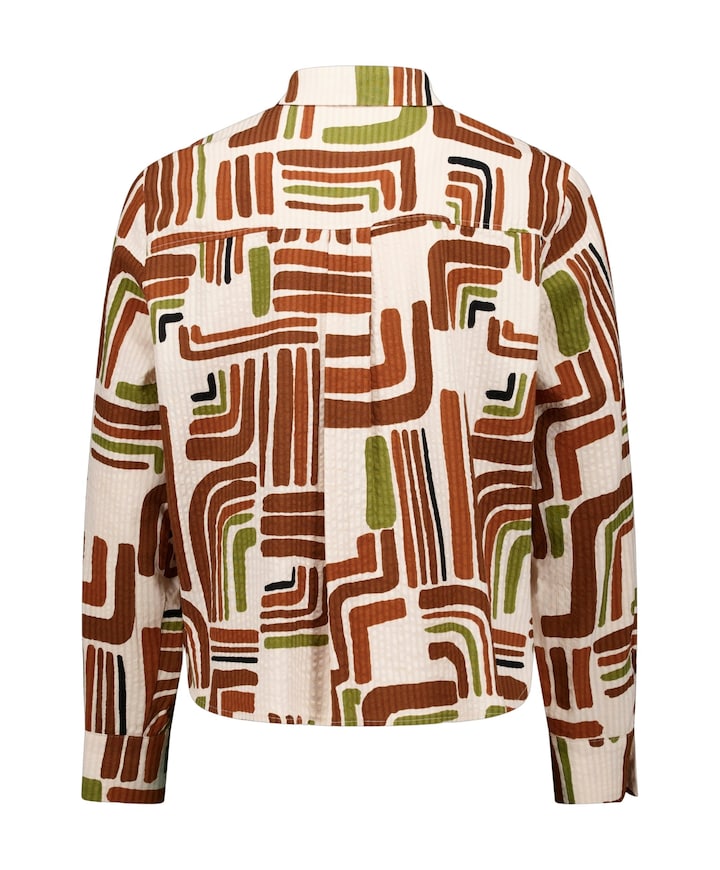 Dames blouse bruin