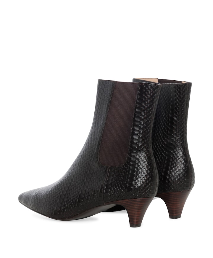 Women enkellaarzen bruin