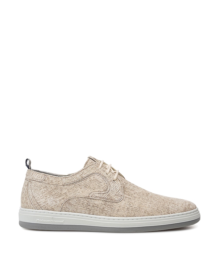 heren veterschoenen beige