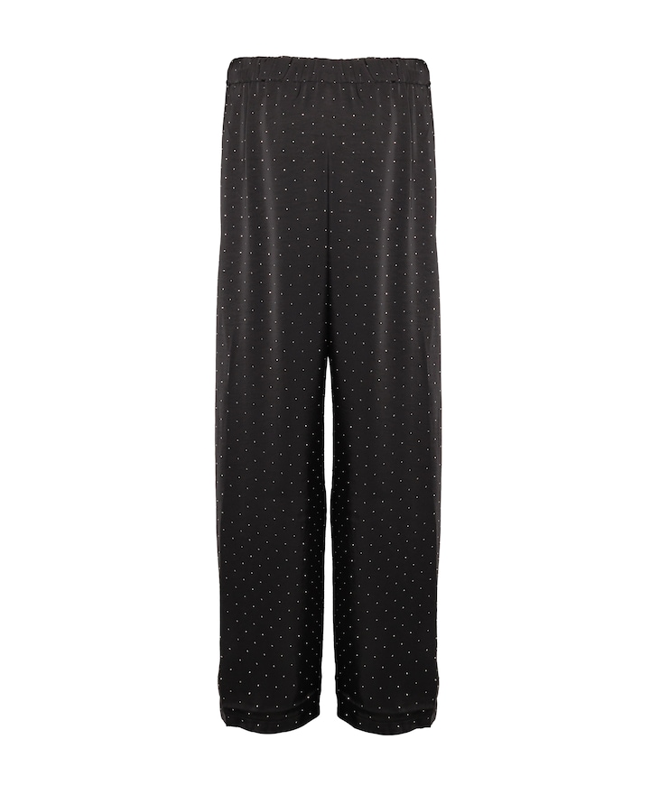 Dames pyjamabroek zwart