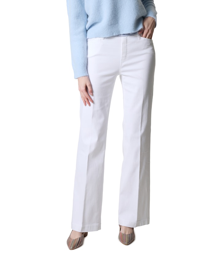Pull On Slim dames jeans wit