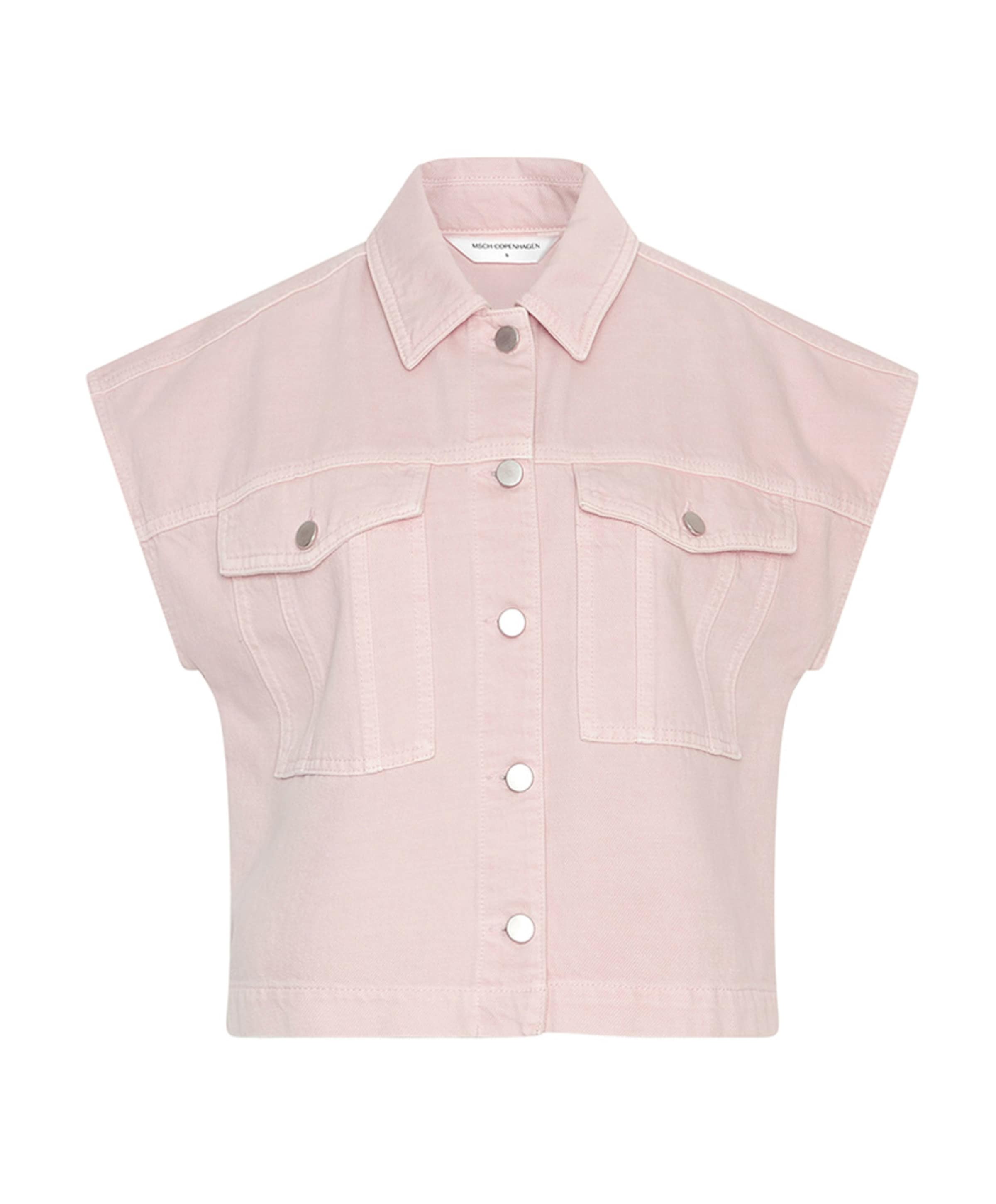 Dames gilet roze