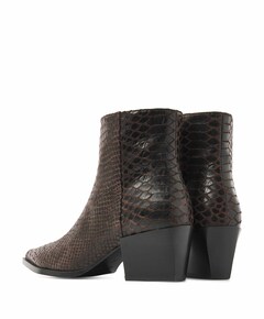 Kate Malina dames enkellaarzen bruin