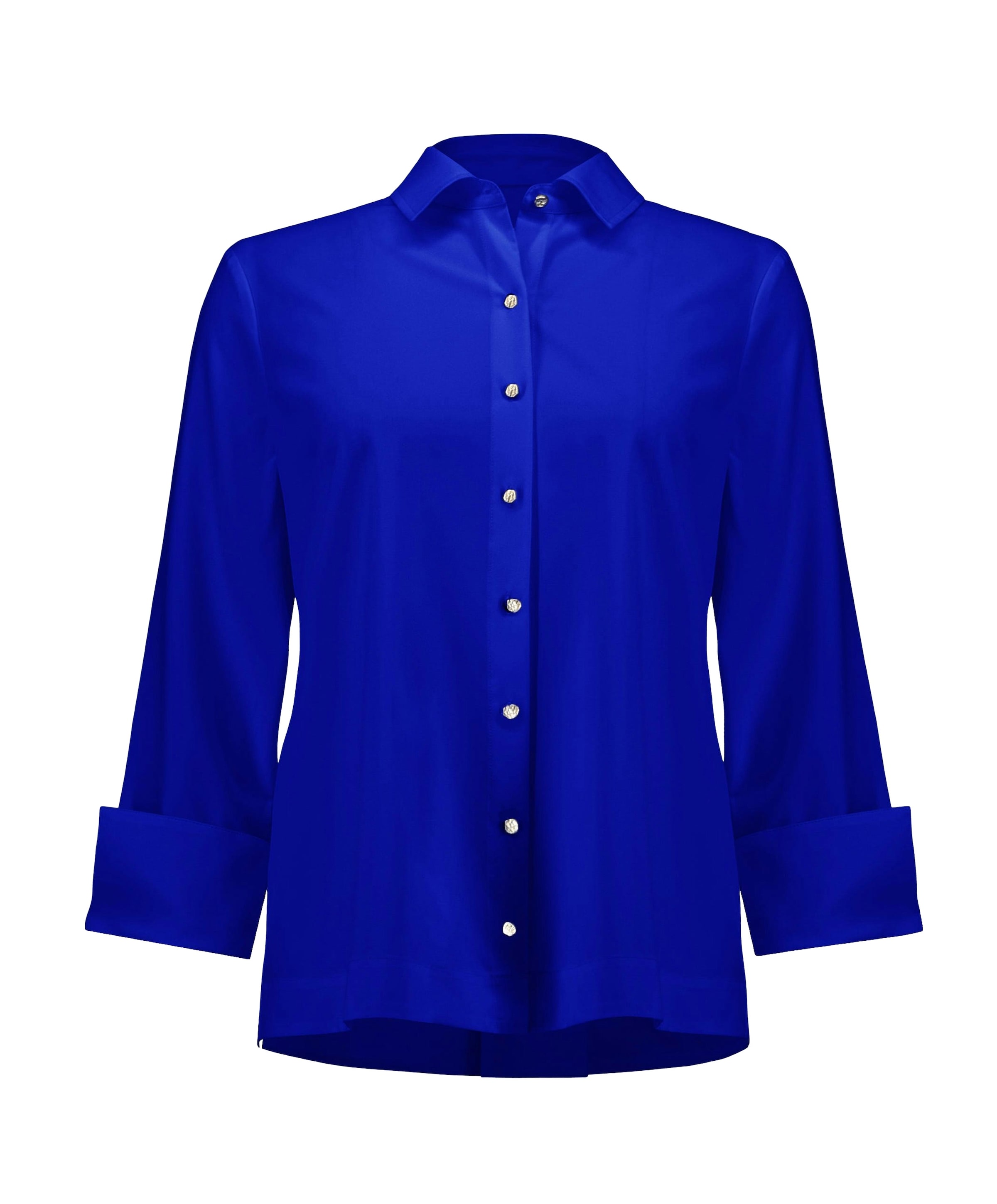 Dames blouse blauw