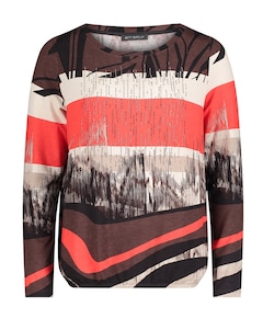 Dames longsleeve rood