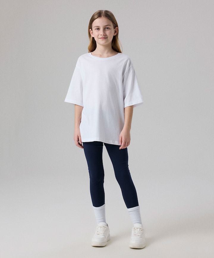 Meisjes legging blauw