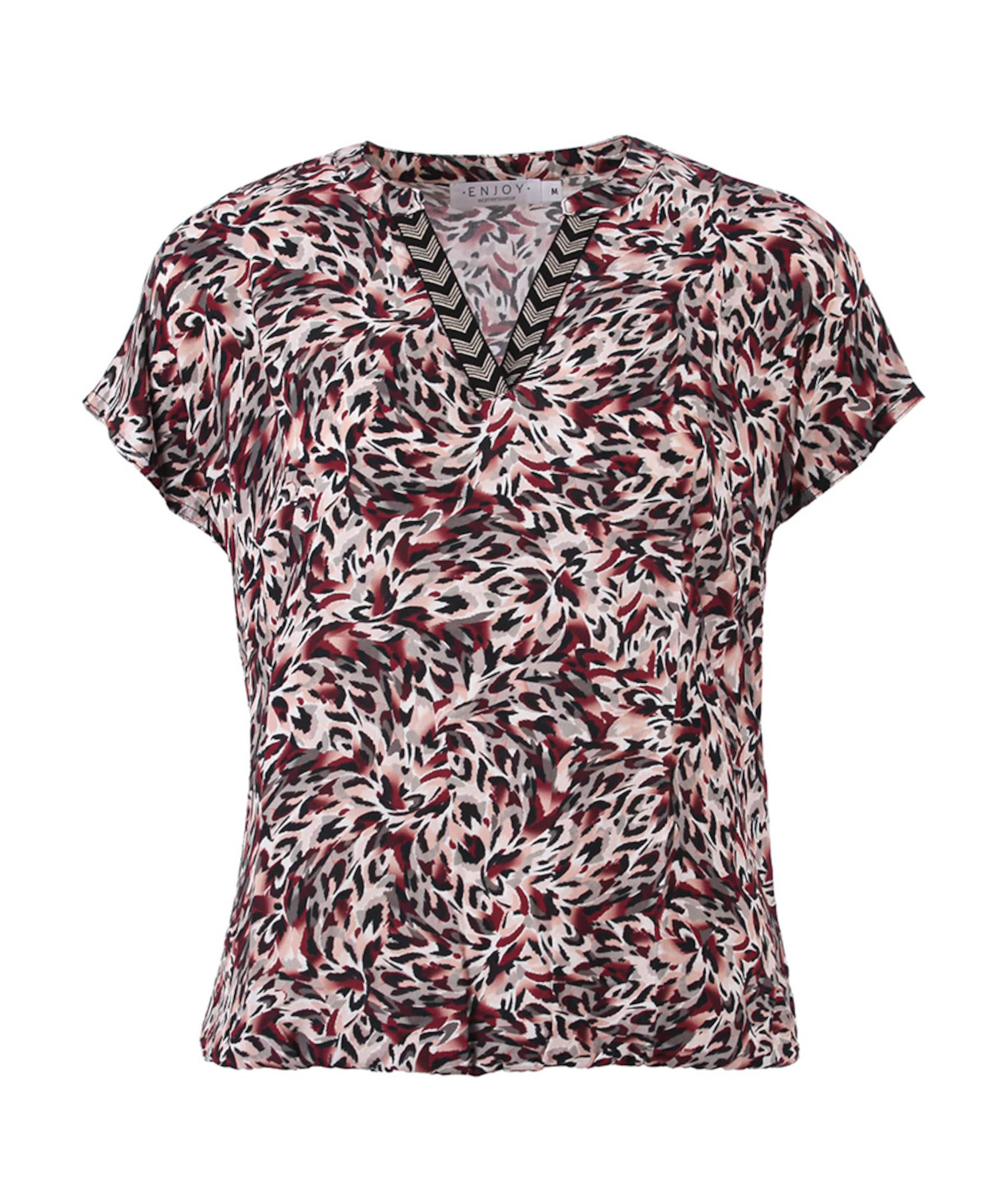 Dames t-shirt bordeaux