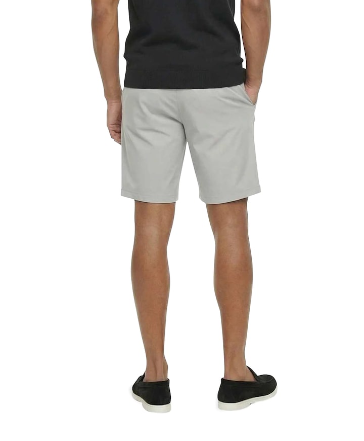 Casual chino shorts grijs