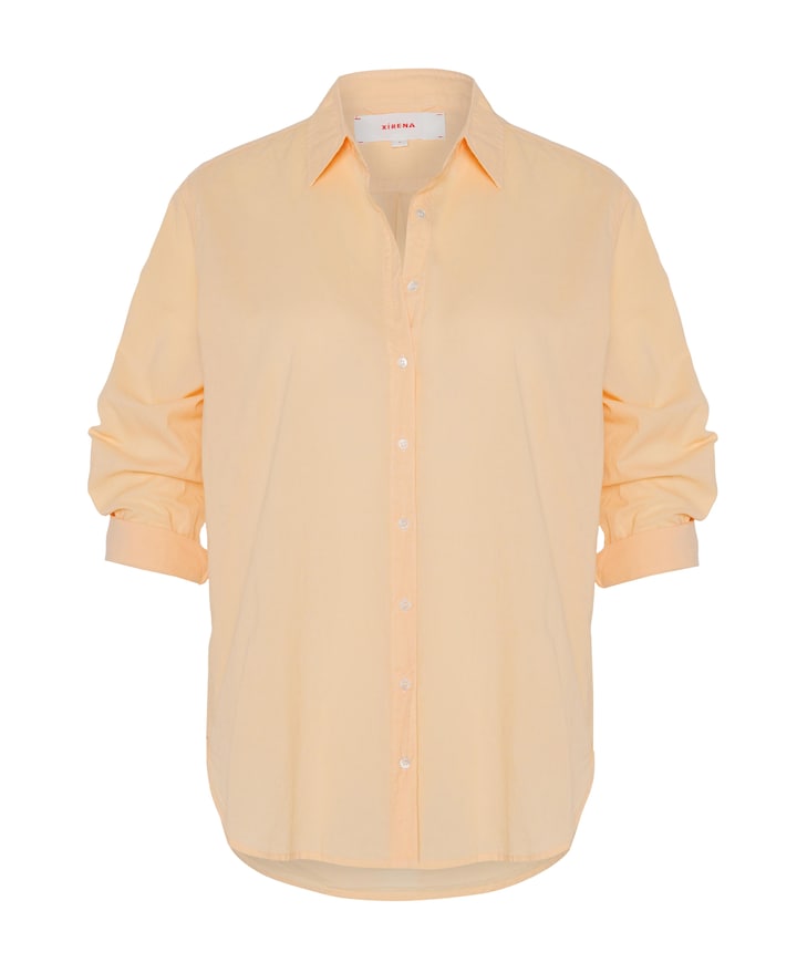 Dames blouse oranje