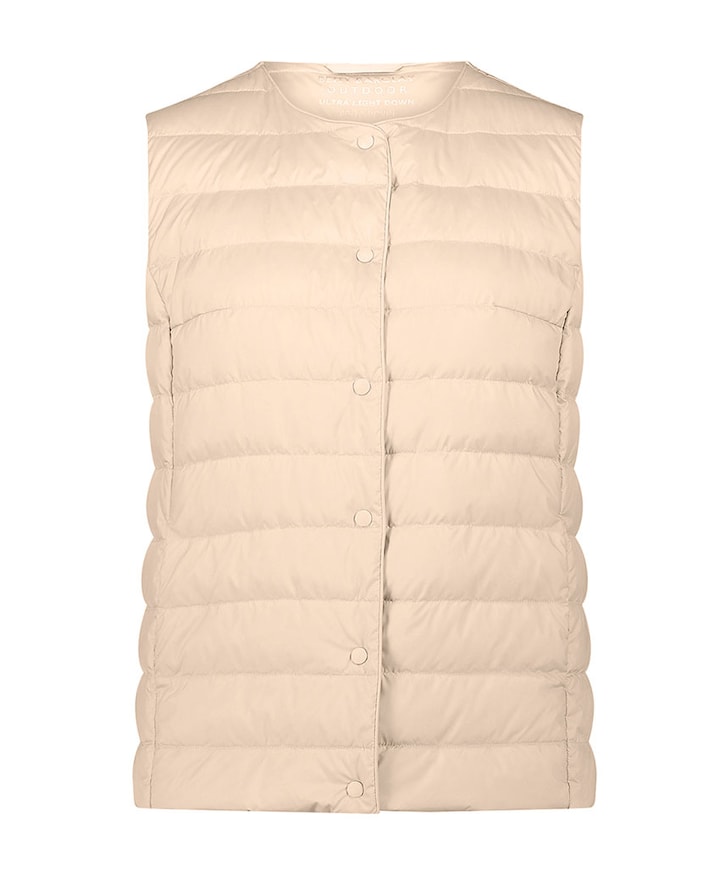 Dames bodywarmer beige