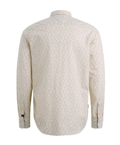 Heren overhemd lange mouw ecru