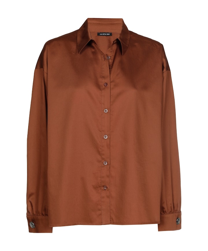 Dames blouse bruin