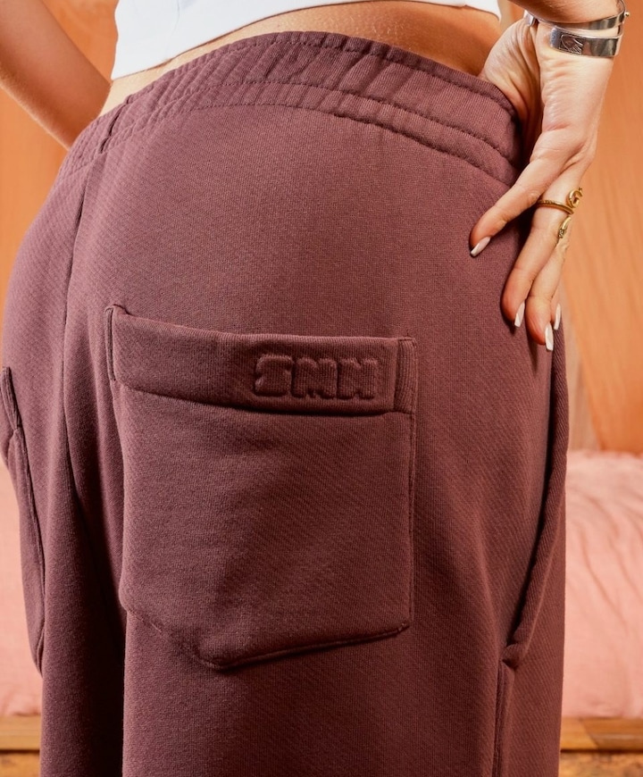 Hugo Baggy Sweat dames broek bruin