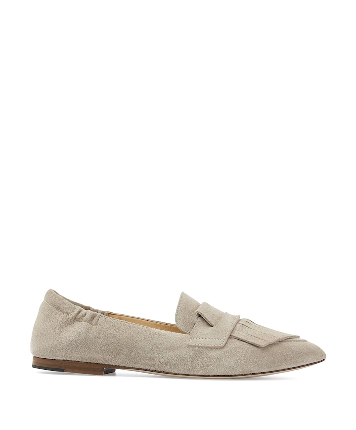 Lola Oakley dames loafers beige