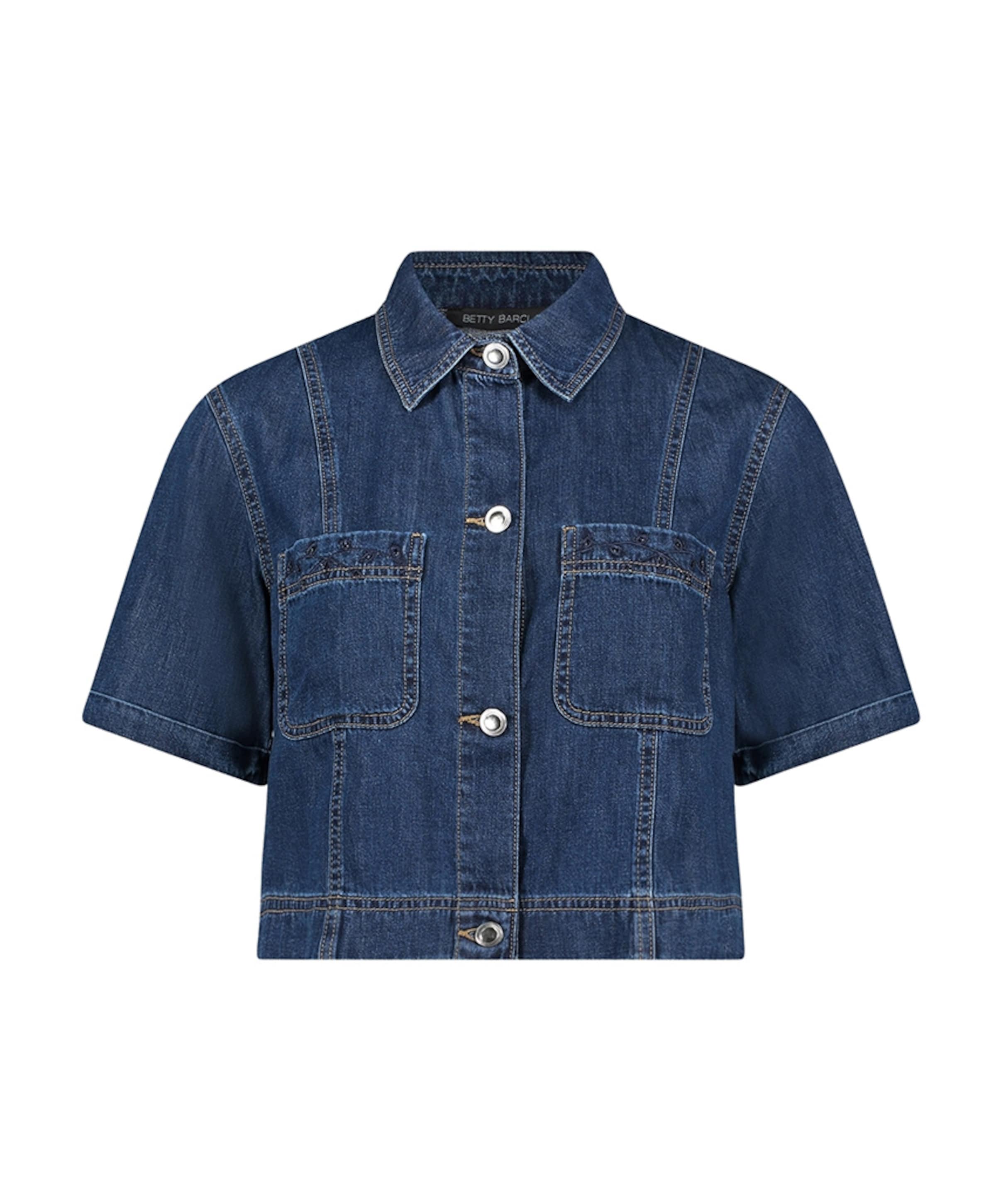 Dames blouse blauw