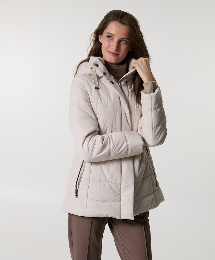 Dames jas beige