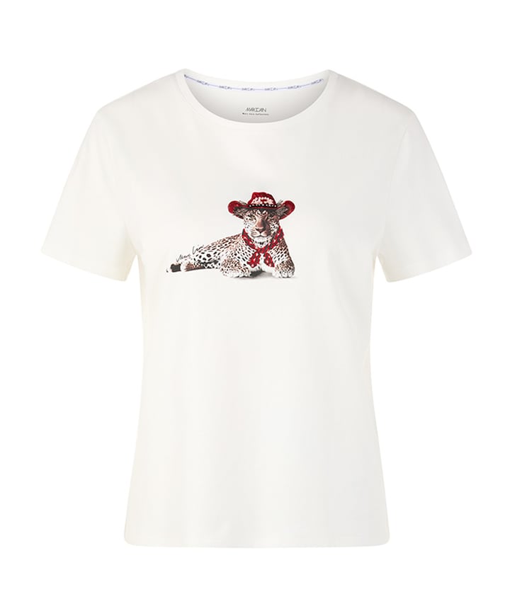 Dames t-shirt ecru