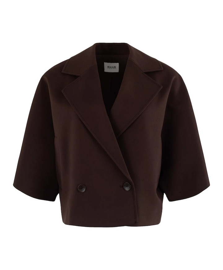 Dames blazer bruin