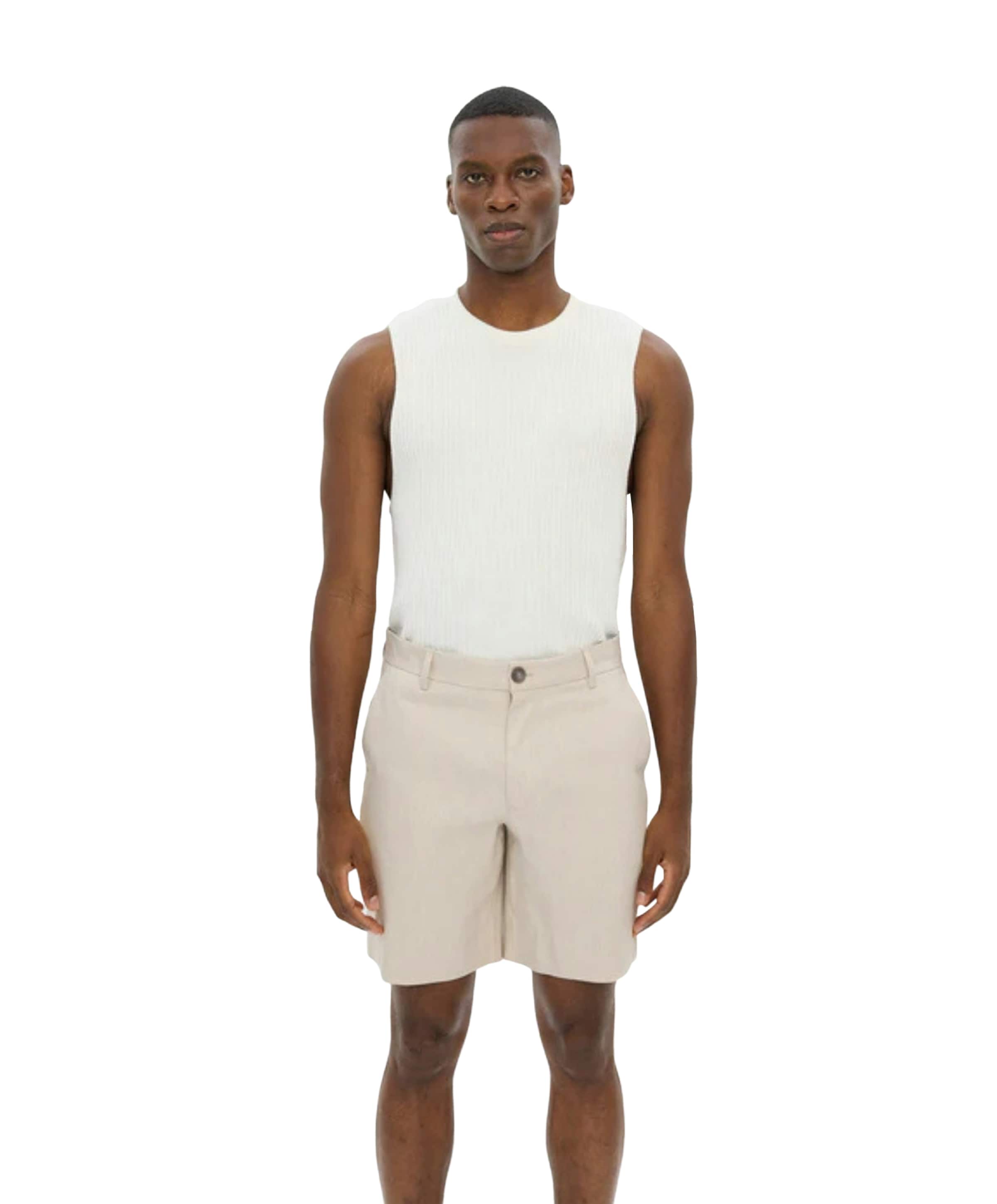 ALVINPL SHORTS 769 SAND LINEN heren korte broek beige