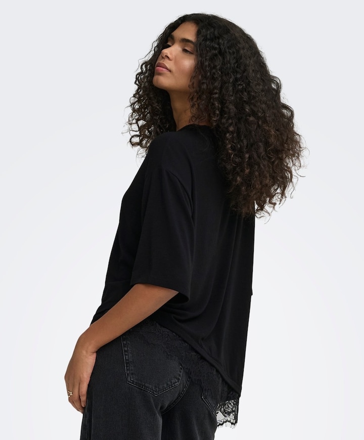 Dames T-shirt zwart