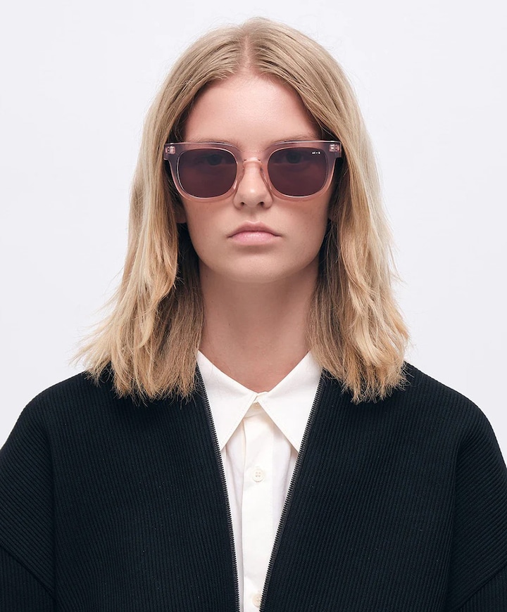 Heren zonnebril roze