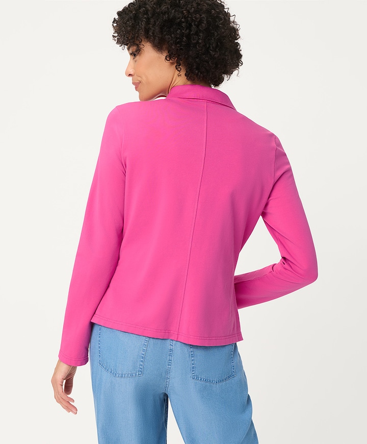 Dames jas roze
