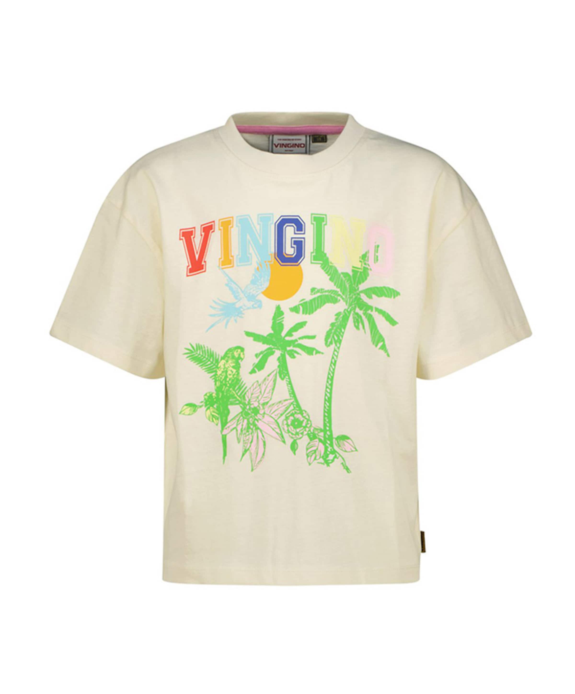 Meisjes t-shirt beige