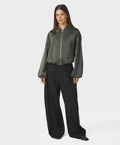 Dames jas groen
