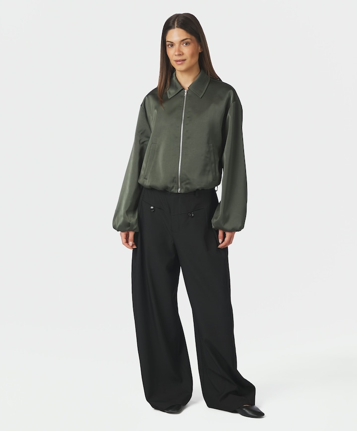 Dames jas groen