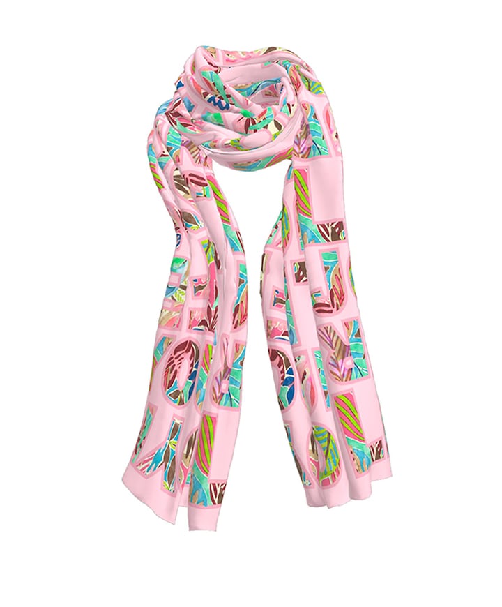 Dames sjaal roze