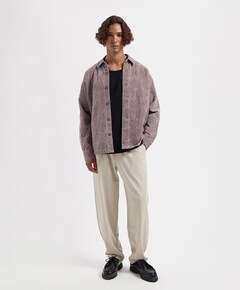 Heren overshirt bordeaux