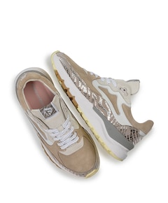 dames sneakers beige