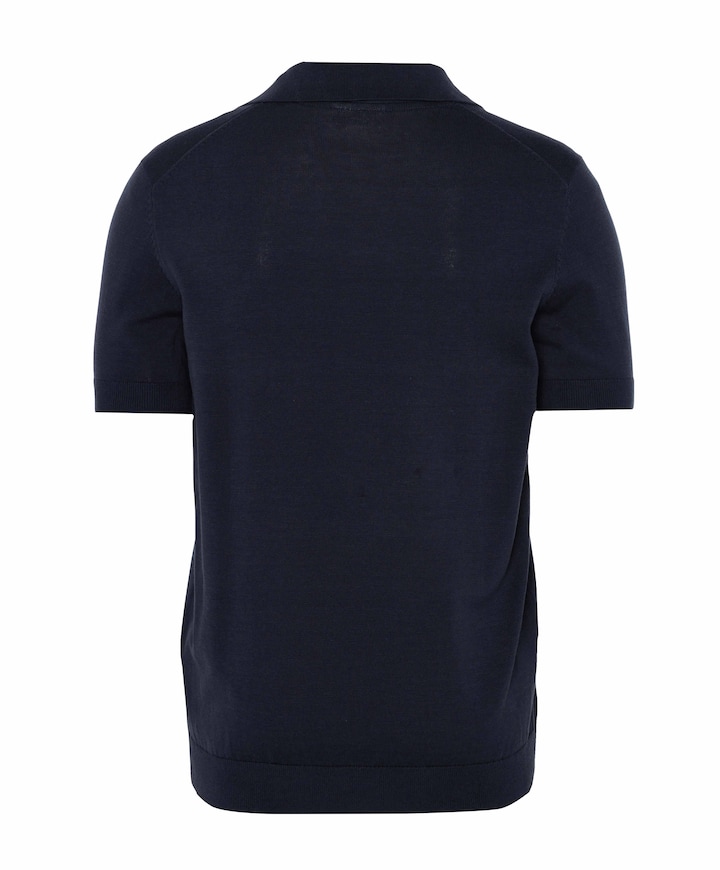 Heren polo blauw