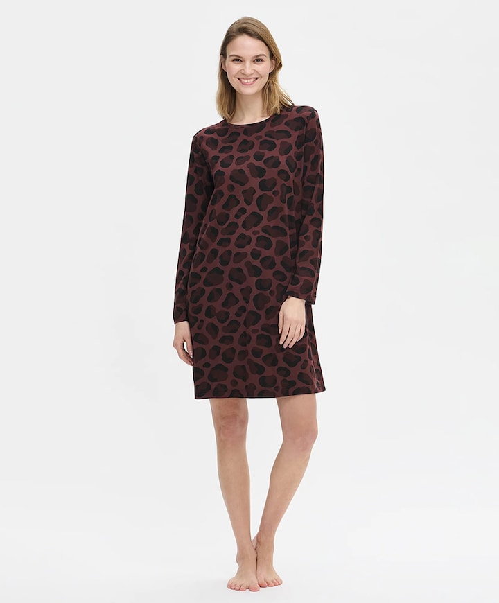 Dames nachthemd bruin