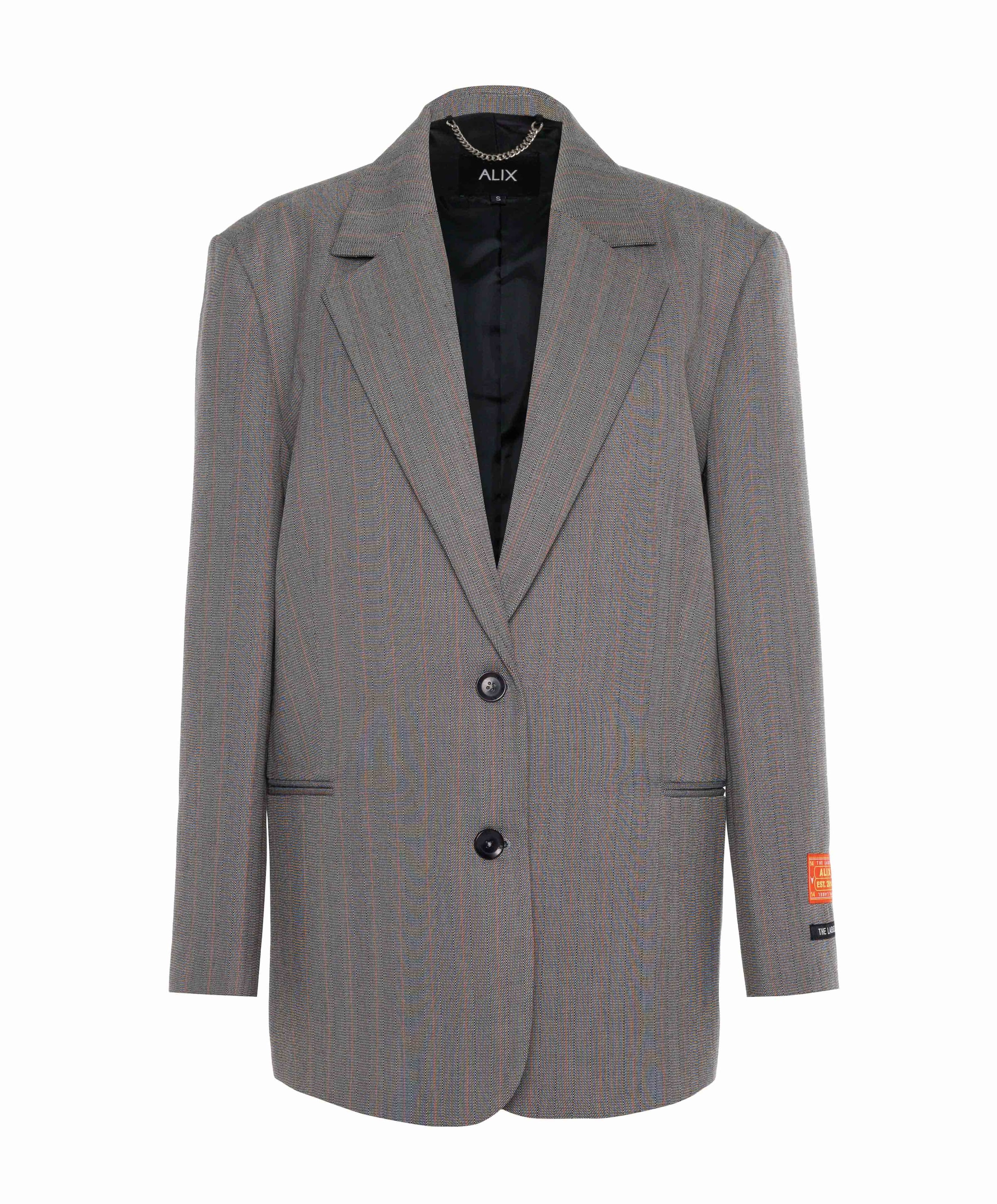Dames blazer grijs