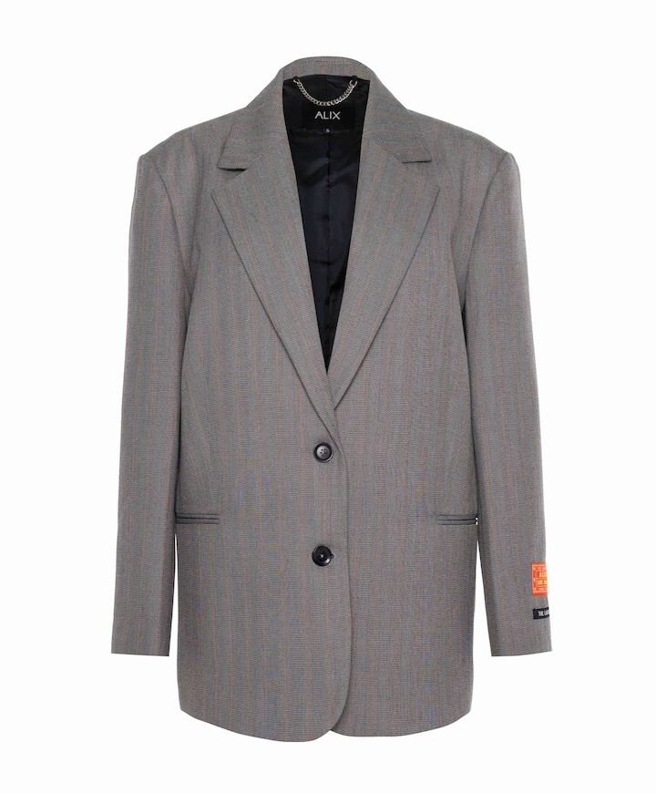 Dames blazer grijs