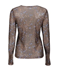 Dames blouse bruin
