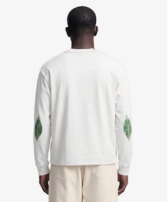 Heren longsleeve ecru