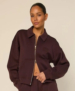 Dames jas bordeaux