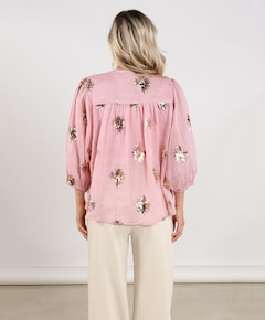 Dames blouse roze