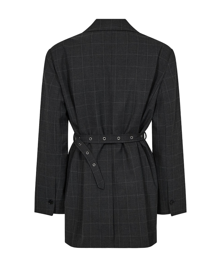 Dames blazer grijs