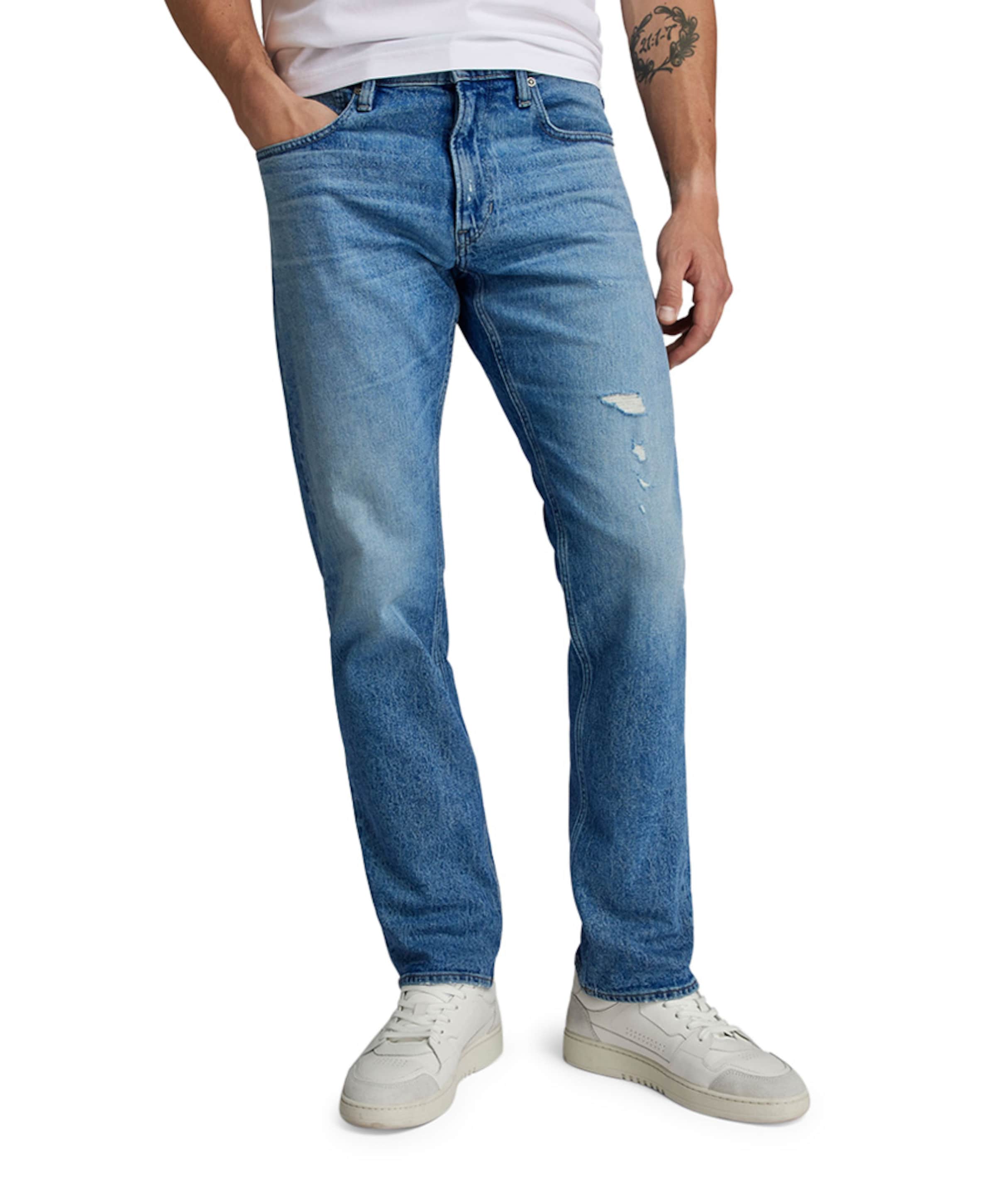 Mosa Straight heren jeans blauw