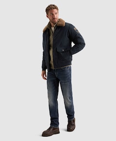 Heren jas blauw