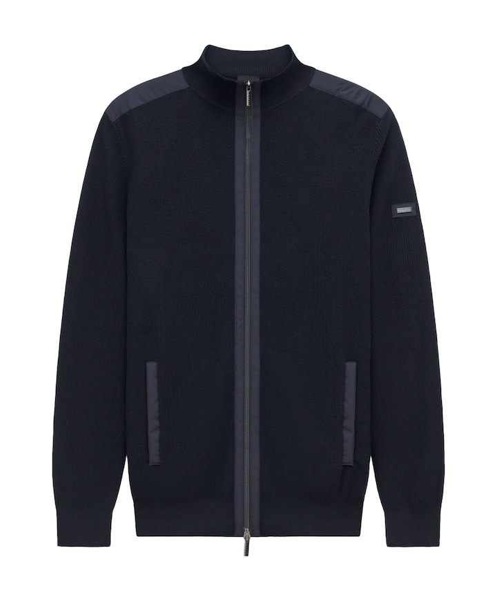 Heren vest blauw