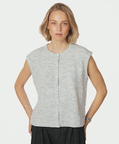 Dames gilet grijs