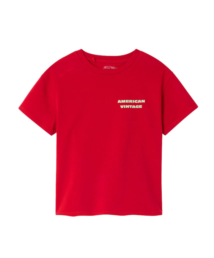 Uniseks t-shirt rood