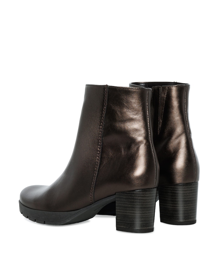 dames enkellaarzen bruin