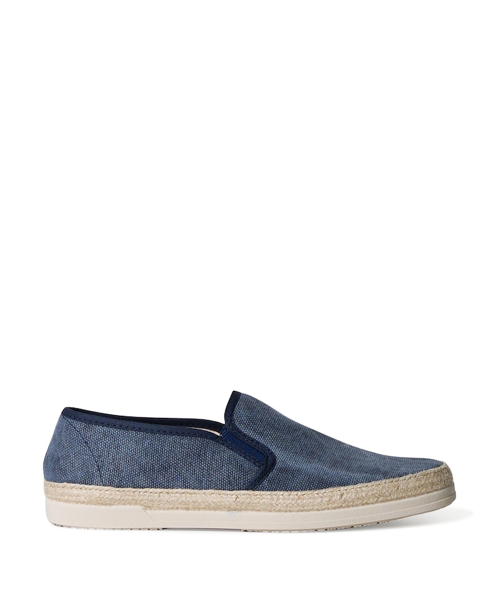 Tobias heren moccasins blauw
