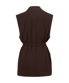 Dames gilet bruin