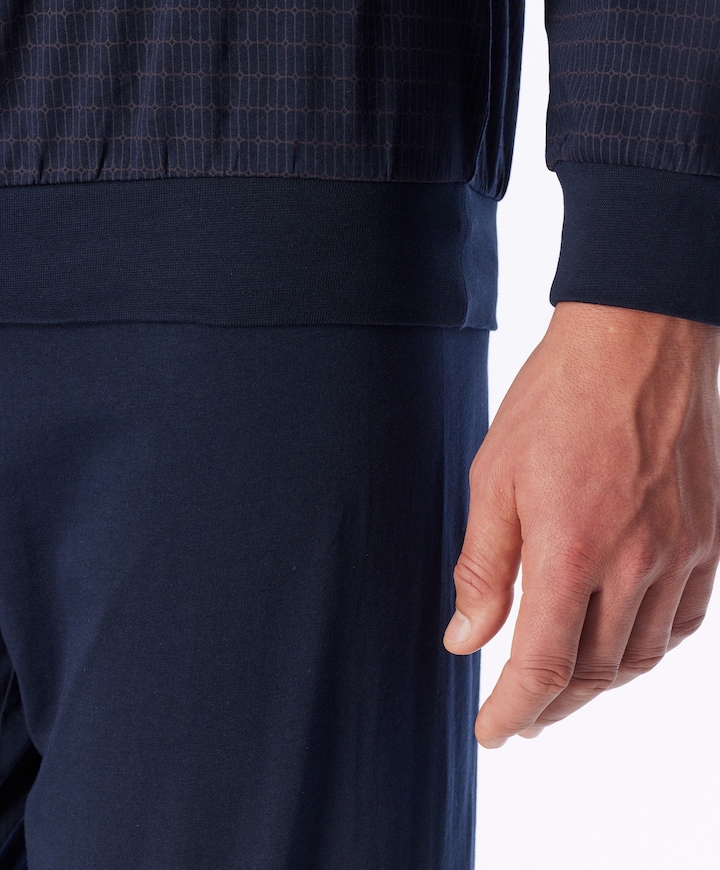 Heren pyjamaset bordeaux